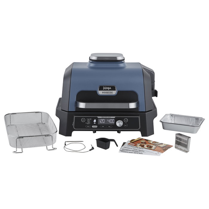 Ninja Woodfire Outdoor 11-in-1 Grill OG901EU, 1700W, Eléctrico, Negro