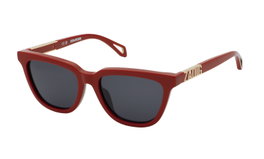 Zadig&Voltaire SZV403-5306XX Gafas de sol para mujer con detalles rojos y cristal gris