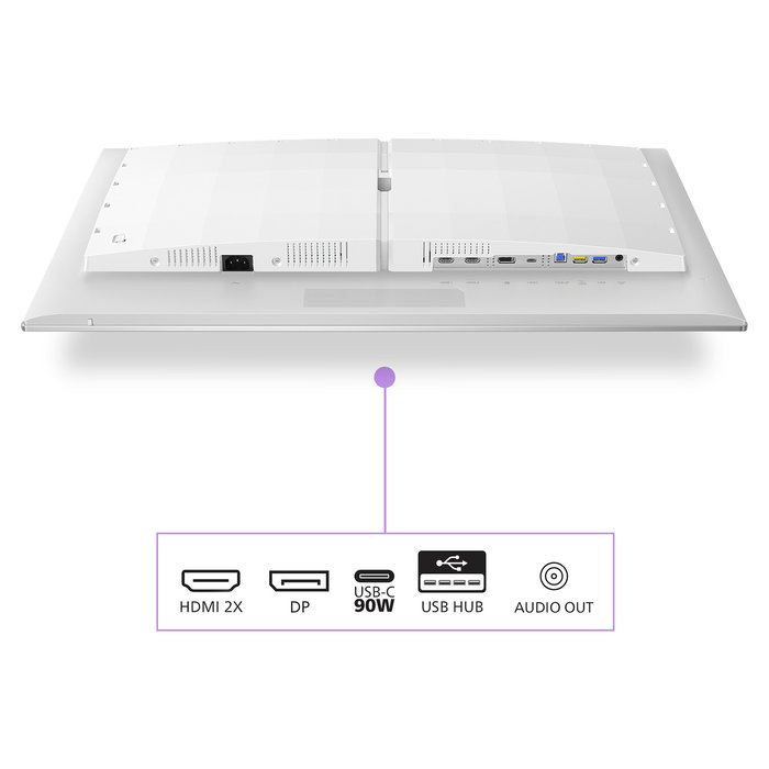 Philips Evnia 8000 32M2N8900/00 Monitor QD-OLED 31.5" 4K UHD 240Hz AMD FreeSync Premium Pro 0.03ms USB-C 65W 2xHDMI DP Blanco