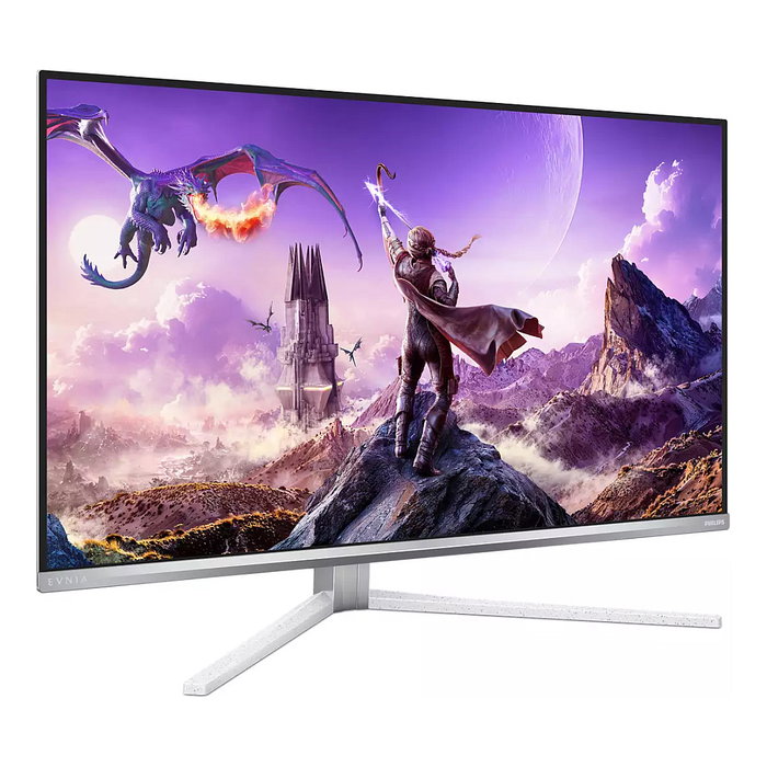 Philips Evnia 8000 32M2N8900/00 Monitor QD-OLED 31.5" 4K UHD 240Hz AMD FreeSync Premium Pro 0.03ms USB-C 65W 2xHDMI DP Blanco