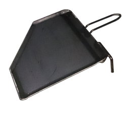 Plancha asar giratoria de acero 4 mm para chimenea de 35 x 35 cm