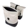 Basil Alforjas Cove DB - Bolsa doble PET reciclado impermeable 28-32L con reflectantes