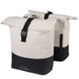 Basil Alforjas Cove DB - Bolsa doble PET reciclado impermeable 28-32L con reflectantes