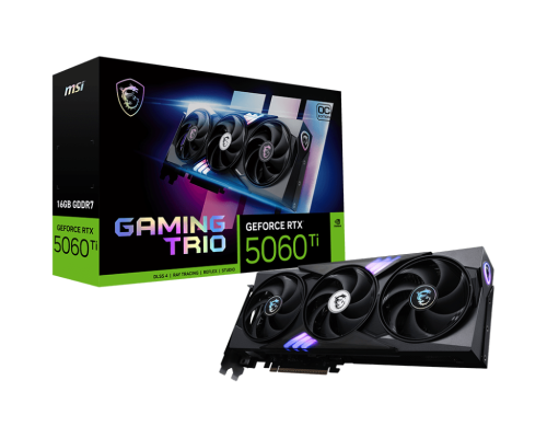 MSI GeForce RTX 5060 Ti 16G TRIO OC NVIDIA 16 GB GDDR7 Tarjeta Gráfica 912-V535-001 MSI GeForce RTX 5060 Ti 16G TRIO OC NVIDIA 16 GB GDDR7 Tarjeta Gráfica 912-V535-001