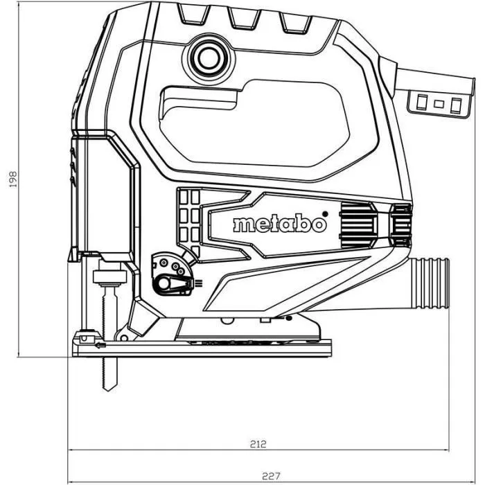 Metabo STEB 65 Quick Sierra de calar Profesional Potente y Precisa