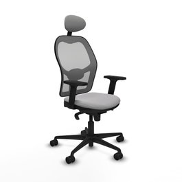PIQUERAS Y CRESPO Silla de oficina Jorquera Gris con mecanismo Sincro