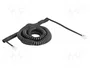 DeLOCK 90227 Cable telefónico en espiral RJ11 a RJ11 negro 10 m
