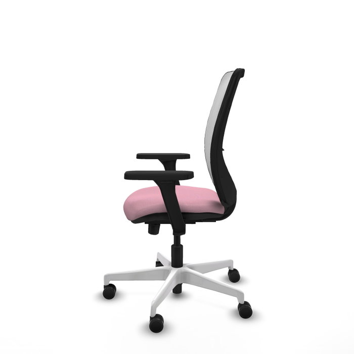 PIQUERAS Y CRESPO Silla de oficina Zulema Rosa y Blanca PIQUERAS Y CRESPO Silla de oficina Zulema Rosa y Blanca