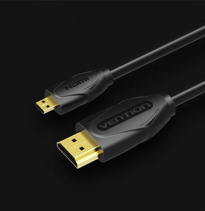 Vention Cable Micro HDMI a HDMI VAA-D03-B100, 1m, Negro