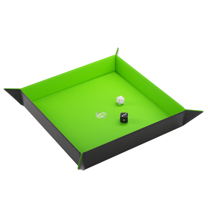 Gamegenic Bandeja Magnética para Dados Cuadrada Negro/Verde Reversible 26,9x26,9 cm Gamegenic Bandeja Magnética para Dados Cuadrada Negro/Verde Reversible 26,9x26,9 cm