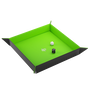 Gamegenic Bandeja Magnética para Dados Cuadrada Negro/Verde Reversible 26,9x26,9 cm