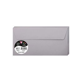 Sobre Clairefontaine Pollen 110X220 120G Gris Koala Paquete De 20