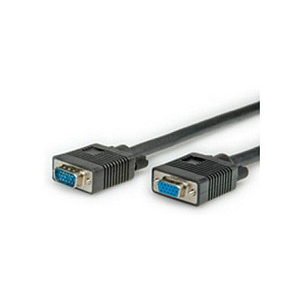 ROLINE Cable VGA HD15 de 20 m, Negro ROLINE Cable VGA HD15 de 20 m, Negro