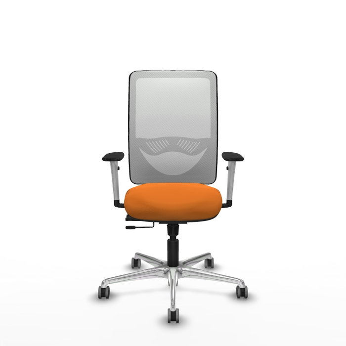 PIQUERAS Y CRESPO Silla de oficina Zulema Naranja y Blanco PIQUERAS Y CRESPO Silla de oficina Zulema Naranja y Blanco