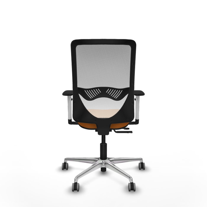 PIQUERAS Y CRESPO Silla de oficina Zulema Naranja y Blanco PIQUERAS Y CRESPO Silla de oficina Zulema Naranja y Blanco