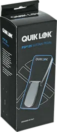 QUIKLOK Pedal Sustain Teclado Piano Style Universal Jack Estéreo Cable 2m Compatible Korg Casio Yamaha Akai Roland Studiologic Ensoniq Kawai