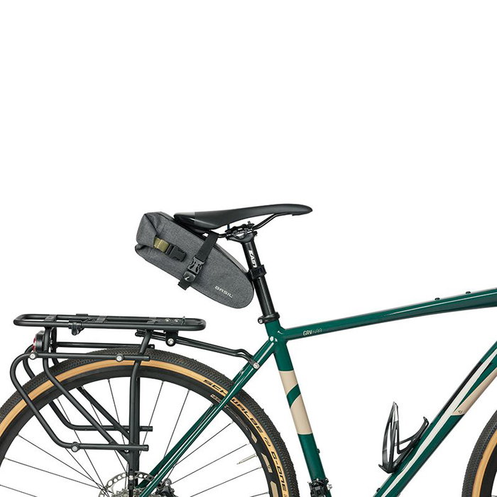 Basil Navigator Storm Bolsa Sillín Impermeable 1.5L Poliéster con Reflectante