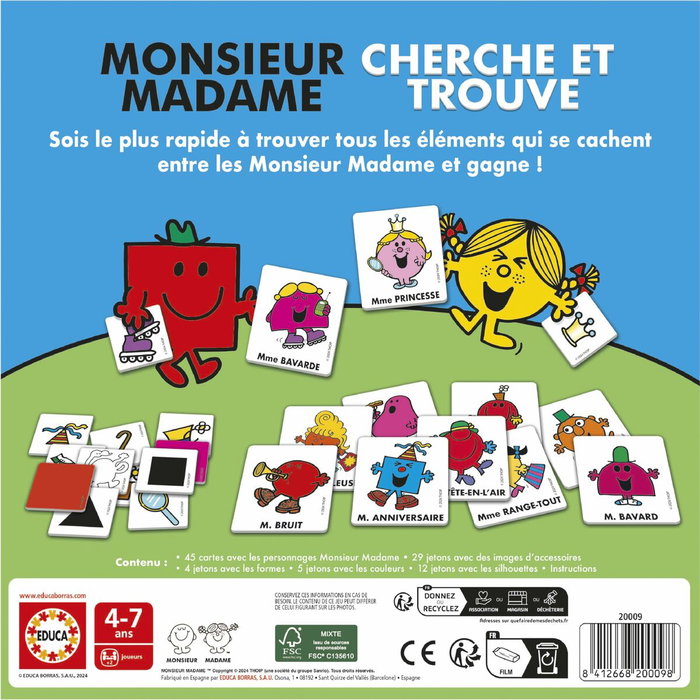 Educa Monsieur Madame - Busca y encuentra Educa Monsieur Madame - Busca y encuentra