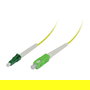 Synergy21 Cable de Fibra Óptica Monomodo LWL-1-Faser-Patchk. 7,5m LC/APC a SC/APC 9/125μm OS2 G657.A2, Flexible