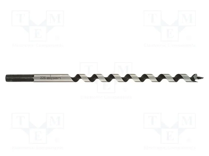 ALPEN Broca Helicoidal para Madera 8 x 460 mm con Anclaje Hexagonal 1/4 inch ALPEN Broca Helicoidal para Madera 8 x 460 mm con Anclaje Hexagonal 1/4 inch