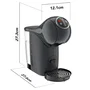 KRUPS Nescafé Dolce Gusto Cafetera multibebidas, Compacta, Alta presión, Función XL, Apagado automático, Genio S KP340B10