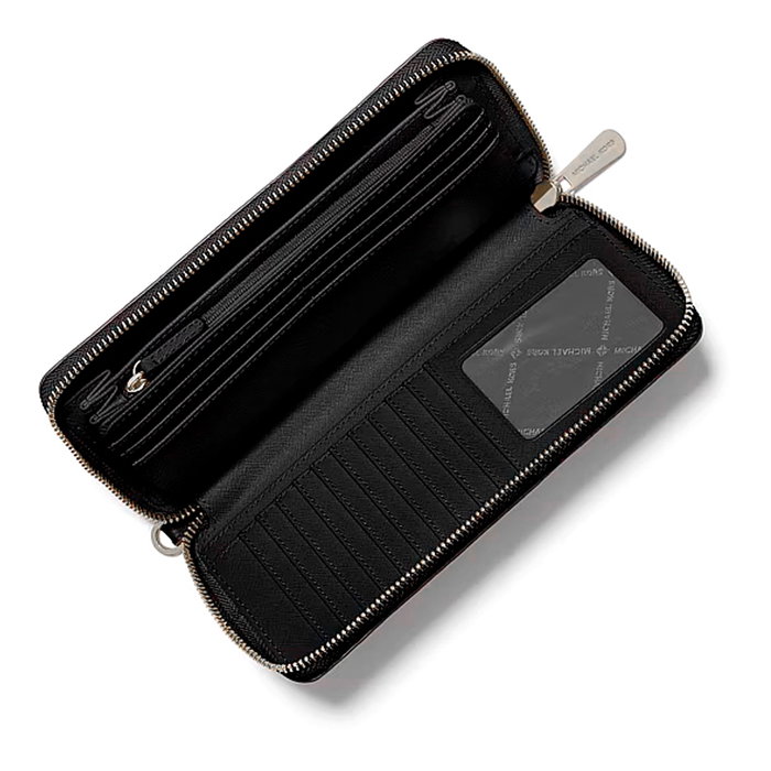 Michael Kors Cartera Jet Set Travel 35S6STVE9L-BLACK Negro Lona de Mujer