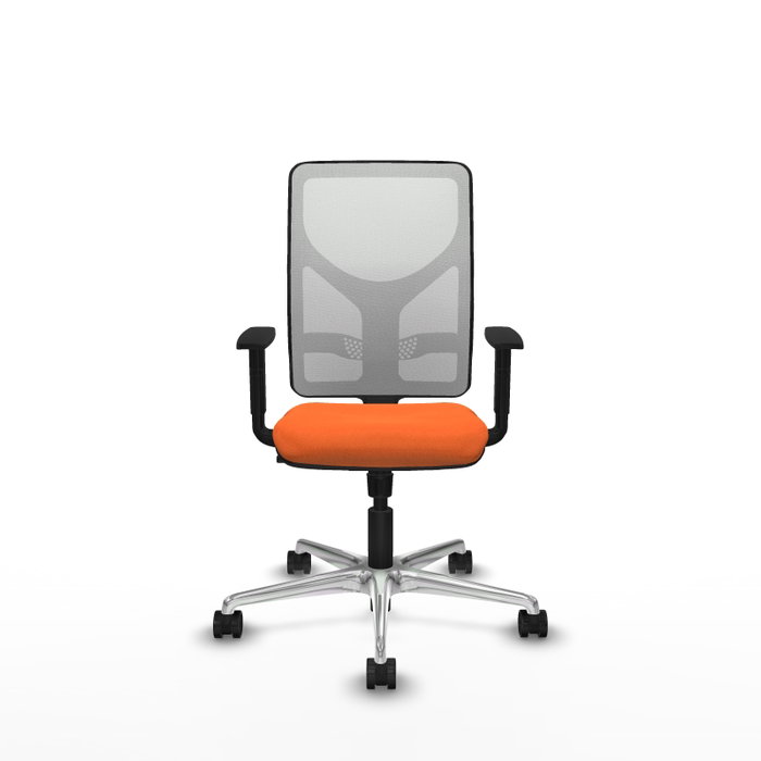 PIQUERAS Y CRESPO Silla de oficina Motilla con mecanismo Sincro, Naranja y Blanco PIQUERAS Y CRESPO Silla de oficina Motilla con mecanismo Sincro, Naranja y Blanco