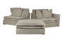 DKD Home Decor Módulo Central de Sofá Verde con 3 Cojines