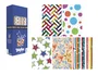 Basika Papel de Regalo Todo Año, Rollo Ancho 70 cm x 5 m, Diseños Surtidos, 50 g/m²