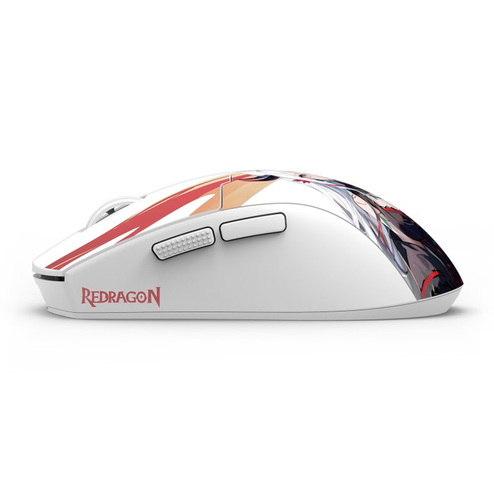 Redragon K1NG PRO MAX 1K Ratón Gaming Inalámbrico Blanco 26000 DPI