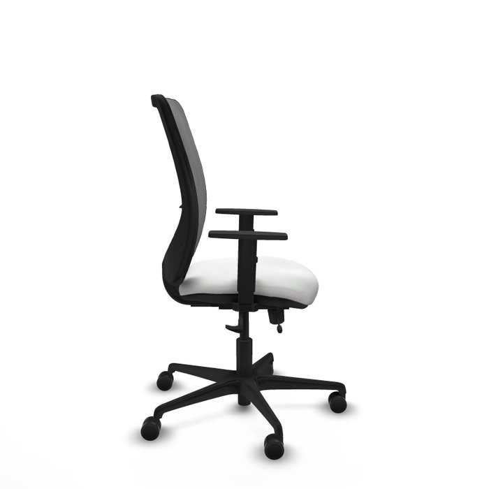 PIQUERAS Y CRESPO Silla de oficina Zulema con mecanismo Sincro/Traslack, Blanco y Gris PIQUERAS Y CRESPO Silla de oficina Zulema con mecanismo Sincro/Traslack, Blanco y Gris