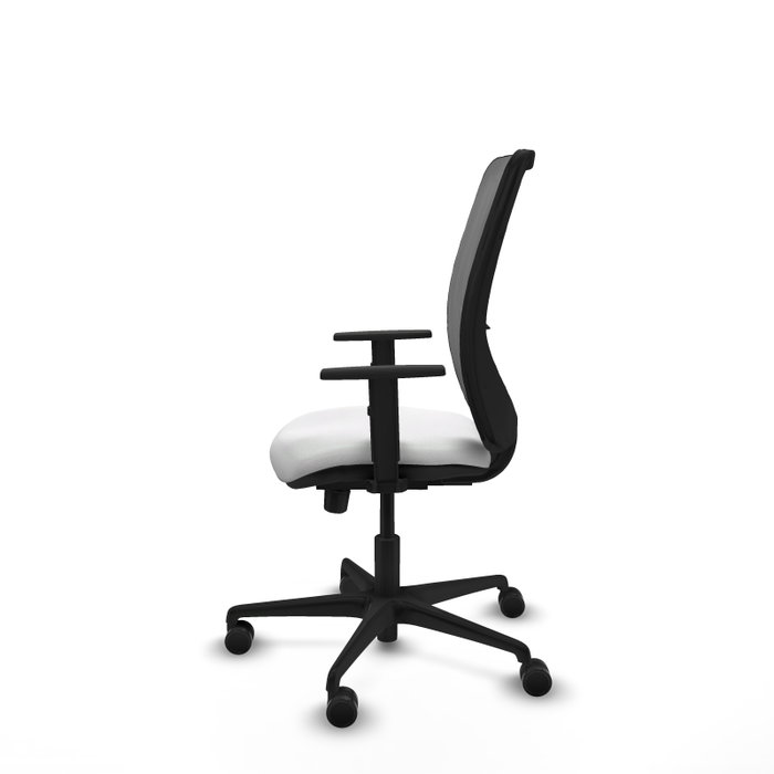 PIQUERAS Y CRESPO Silla de oficina Zulema con mecanismo Sincro/Traslack, Blanco y Gris PIQUERAS Y CRESPO Silla de oficina Zulema con mecanismo Sincro/Traslack, Blanco y Gris