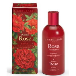 L'Erbolario Rosa Purpurea Gel de Baño 250ml con extracto y agua de Rosa Gallica