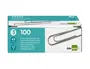 Liderpapel Clips nº3 labiados 43 mm Caja de 100 unidades