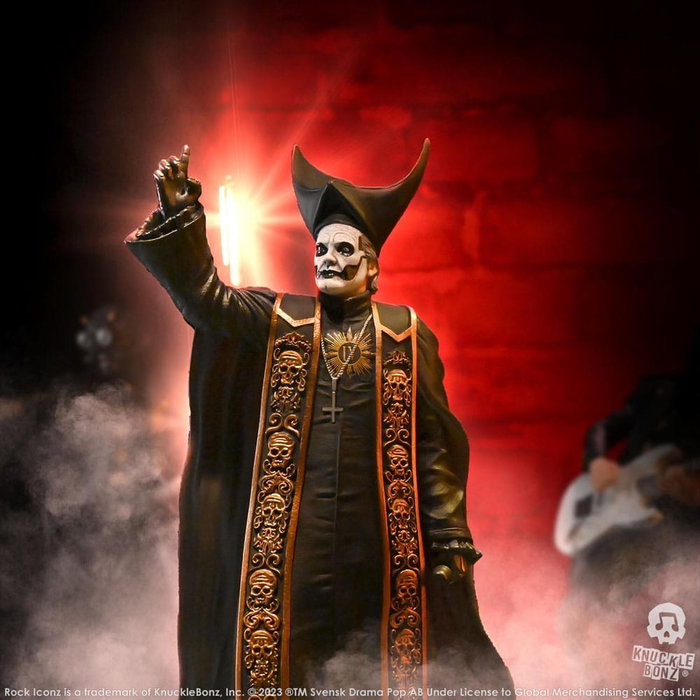 Knucklebonz Estatua Rock Iconz Papa Emeritus IV (Black Robes) 1/9