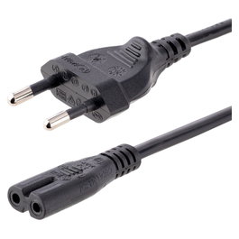 StarTech Cable de Alimentación de 3m UE a C7, 18 AWG