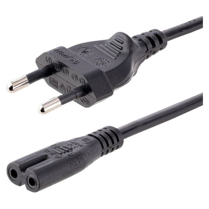 StarTech Cable de Alimentación de 3m UE a C7, 18 AWG StarTech Cable de Alimentación de 3m UE a C7, 18 AWG