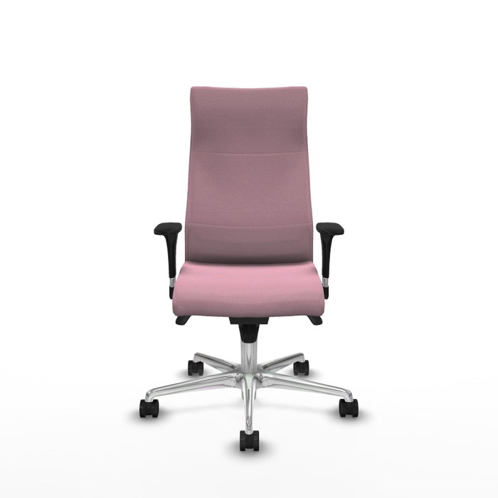 PIQUERAS Y CRESPO Sillón Albacete con mecanismo Sincro, Tela Rosa, Base Aluminio PIQUERAS Y CRESPO Sillón Albacete con mecanismo Sincro, Tela Rosa, Base Aluminio