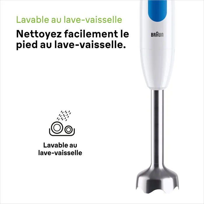 Braun MQ20.236M Batidora de mano con motor de 600 W
