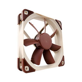 NOCTUA NF-S12A PWM Ventilador para Caja de PC 120mm, 1200 RPM, Flujo de Aire 107.5 m³/h, Beige y Marrón