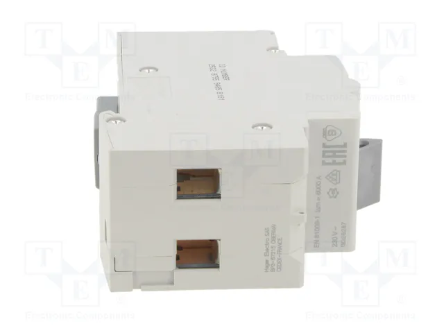 HAGER RCBO Disyuntor Diferencial 16A 30mA 240VAC 1+N HAGER RCBO Disyuntor Diferencial 16A 30mA 240VAC 1+N
