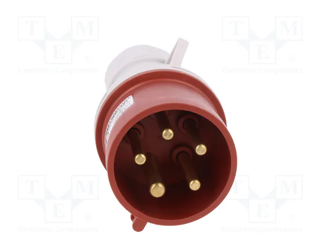PAWBOL Enchufe Macho de Alimentación AC Trifásico 32A 400V 5 Pines PAWBOL Enchufe Macho de Alimentación AC Trifásico 32A 400V 5 Pines