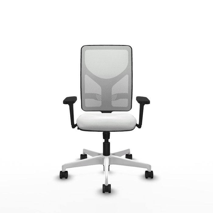 PIQUERAS Y CRESPO Silla de oficina Motilla con mecanismo Sincro, Blanco PIQUERAS Y CRESPO Silla de oficina Motilla con mecanismo Sincro, Blanco
