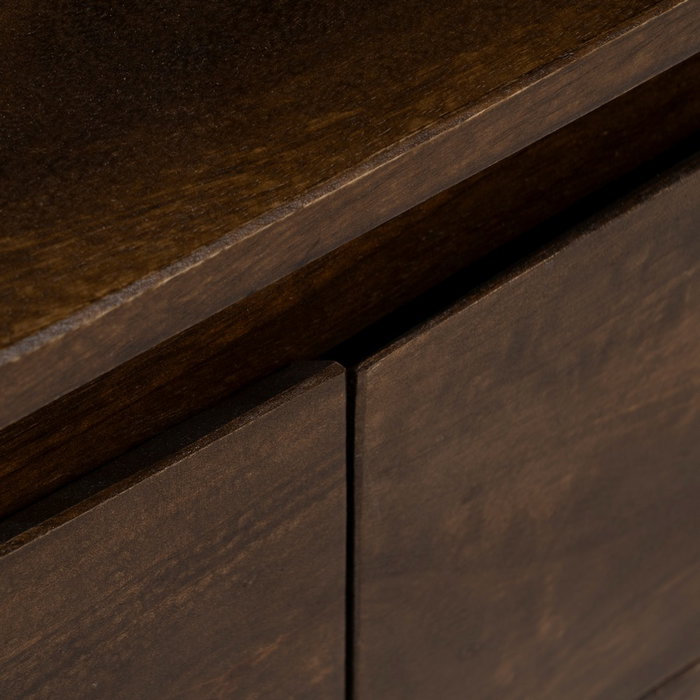 Mueble Auxiliar Marrón Madera de Mango 97 X 40 X 55 cm