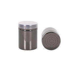 Viejo Valle Especiero Bartender Negro con Agujero Pequeño de Acero Inoxidable