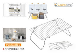 Confortime Estante Plegable Cocina Grey 37.1 x 23.7 x 3.5 cm (12 Unidades)