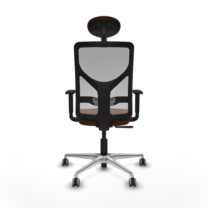 PIQUERAS Y CRESPO Silla de oficina Motilla con mecanismo Sincro, Marrón y Gris PIQUERAS Y CRESPO Silla de oficina Motilla con mecanismo Sincro, Marrón y Gris