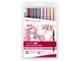 Tombow ABT Dual Brush Estuche 10 Colores Manga Shojo