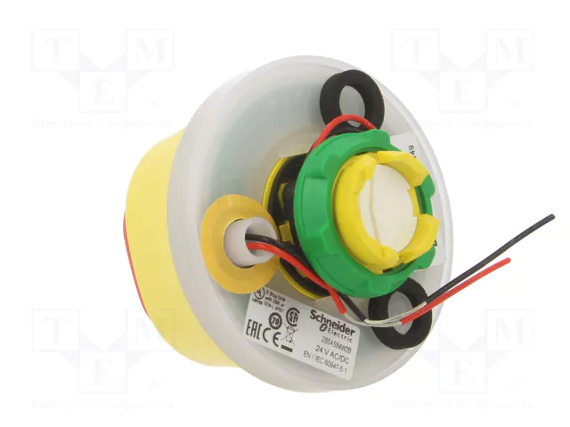 SCHNEIDER ELECTRIC Interruptor de emergencia Harmony XB5, LED 24V, Rojo SCHNEIDER ELECTRIC Interruptor de emergencia Harmony XB5, LED 24V, Rojo