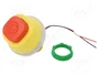 SCHNEIDER ELECTRIC Interruptor de emergencia Harmony XB5, LED 24V, Rojo